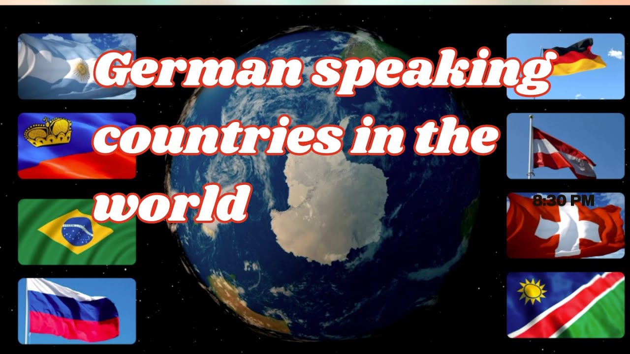 German speaking countries in the world