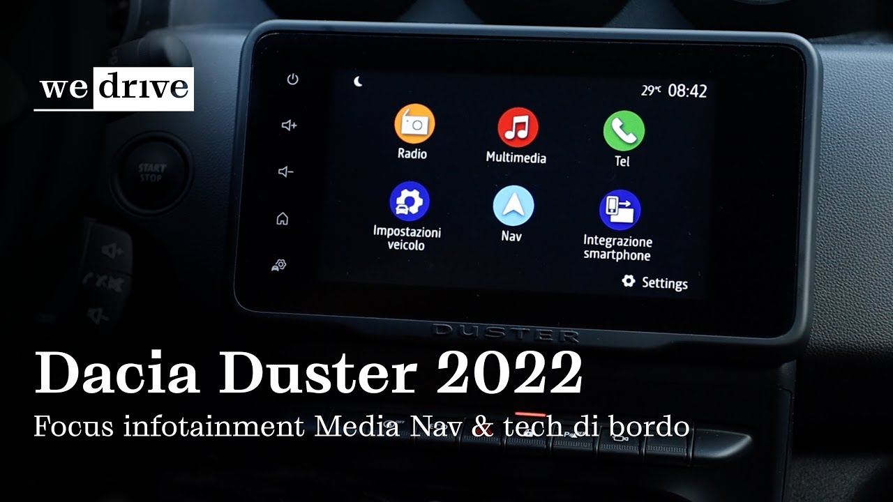 Dacia Duster 2022 | Focus infotainment Media Nav & Tecnologia di bordo