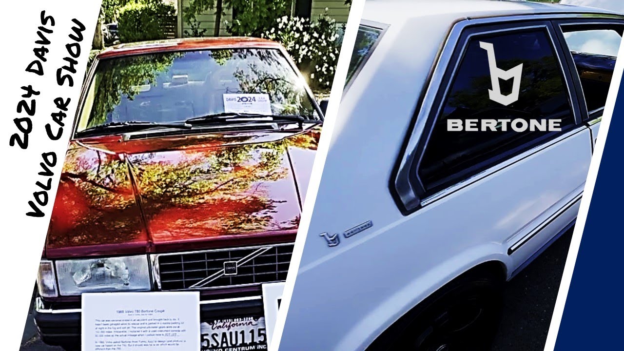 One Show, Two Bertone | 2024 VCOA Davis All Volvo Show