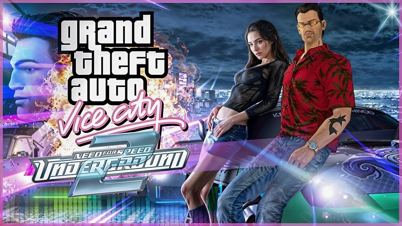 GTA Vice City Meets NFS Underground 2!  Insane Speed & Style in v1.3  + GTA LS STORIES