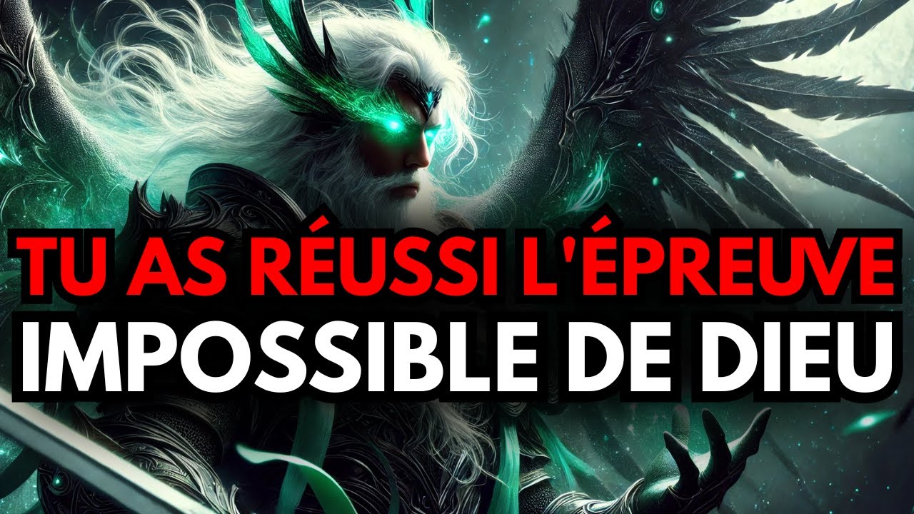 ÉLU, DIEU T’A DONNÉ L’ÉPREUVE LA PLUS DIFFICILE ET TU L’AS RÉUSSIE !