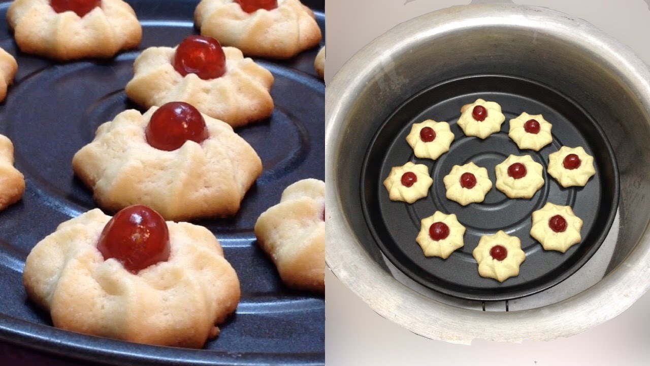 Eggless Melt in Mouth Cookies - Without Oven Easy Cookies