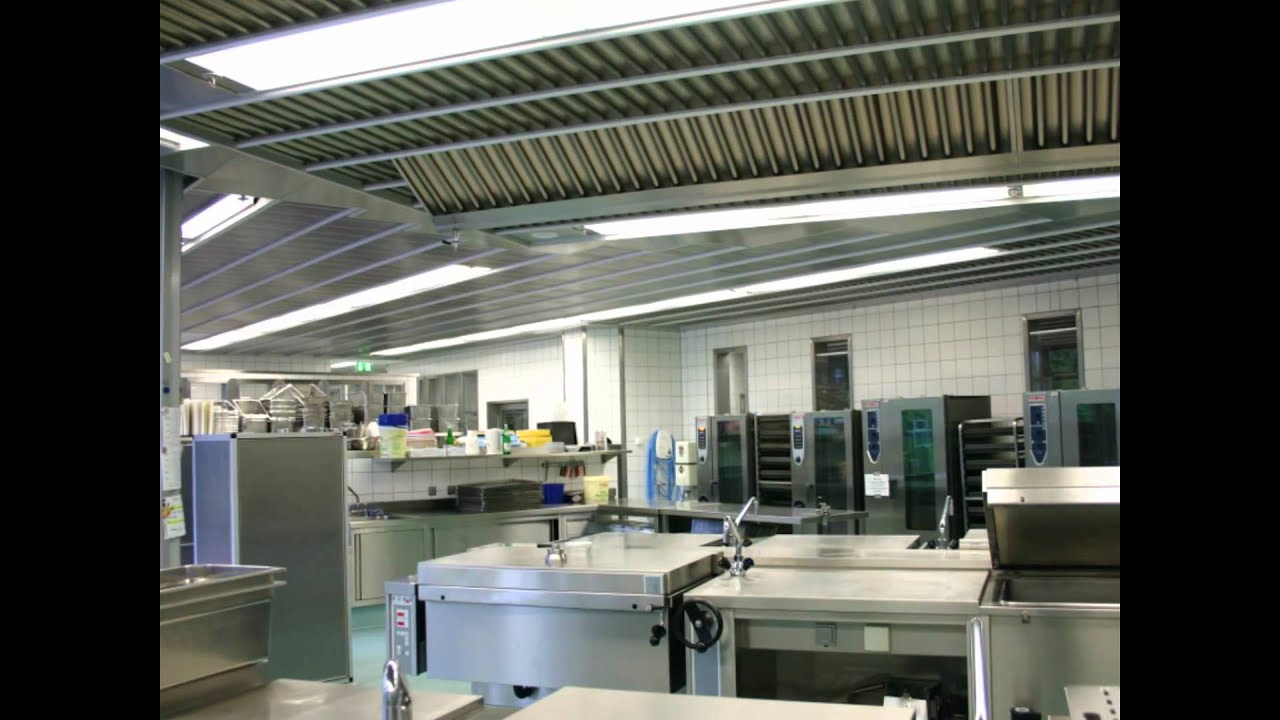 Controsoffitti filtranti GIF ACTIVE VENT - Eurotecno per grandi cucine industriali