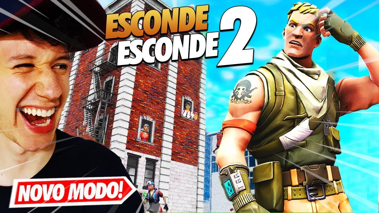 O MAIOR ESCONDE-ESCONDE J&Aacute; FEITO NO FORTNITE!