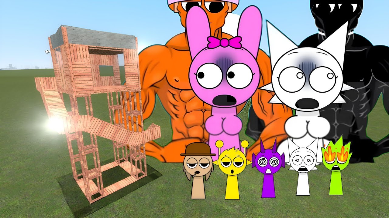 Incredibox Sprunki Want Me To Help Them Vs Towers In Garry's Mod