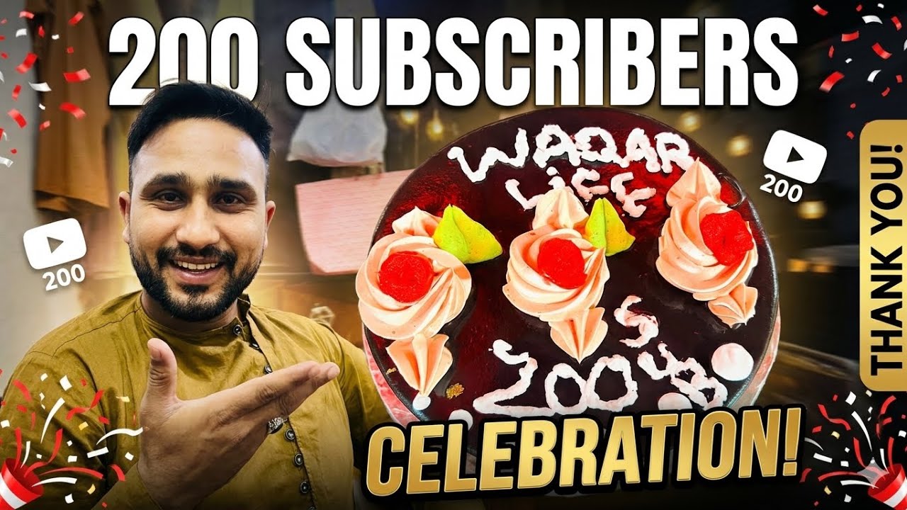 200 Subscribers celebration 🎉 Thanks Everyone For Supporting ❤️🔥