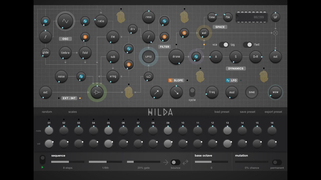 Bram Bos Hilda iPad synth jam