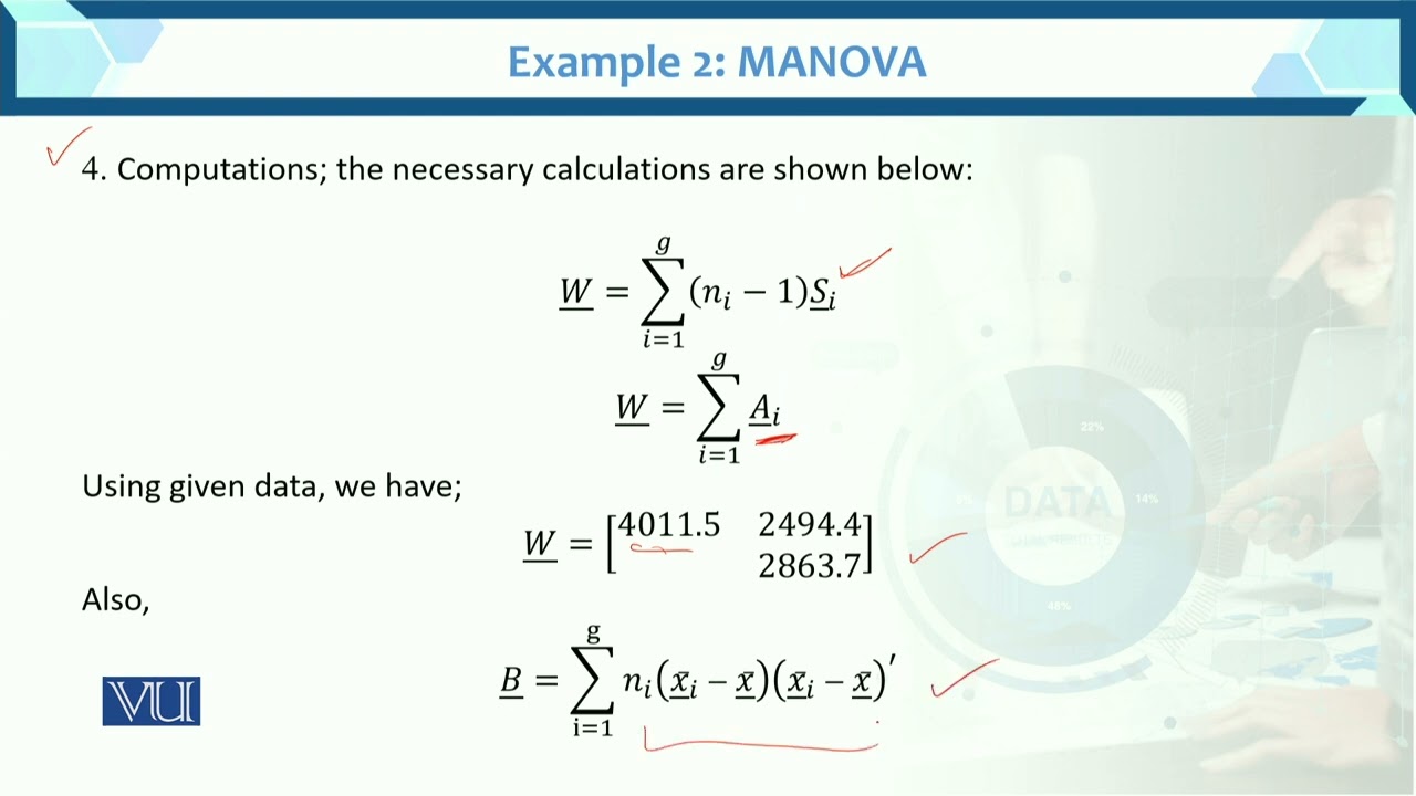 Example 2: MONOVA  | Multivariate Analysis | STA633_Topic072