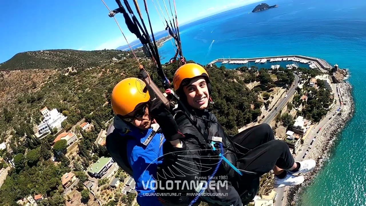 Parapendio in tandem ad Alassio