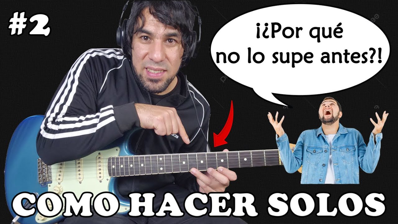 Video definitivo para hacer un SOLO de Guitarra como un Crack 🏅 (Licks Pentatónica menor - Parte 2)