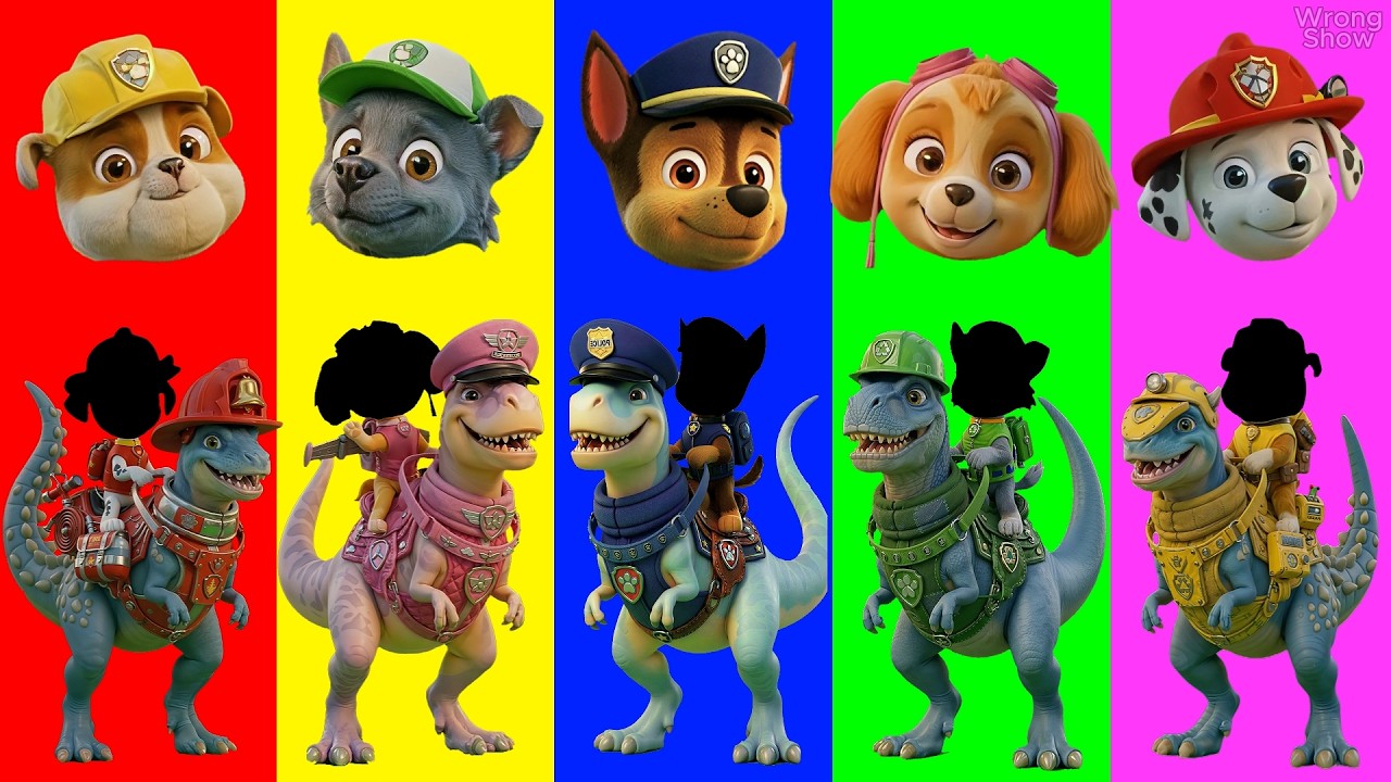 Wrong eyes 👀 Paw Patrol Family Friendly Full Episodes - DAME TU COSITA Funny Puzzle Wrong Heads #77