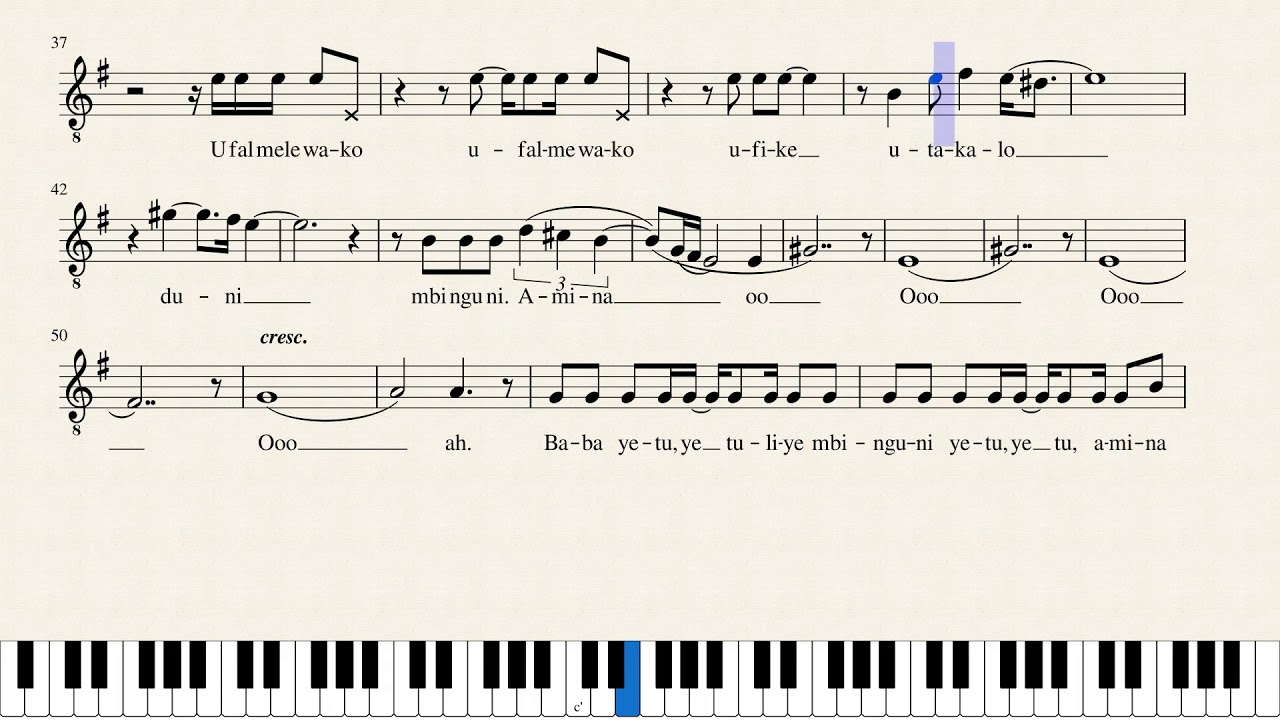 Baba Yetu (Tenor)