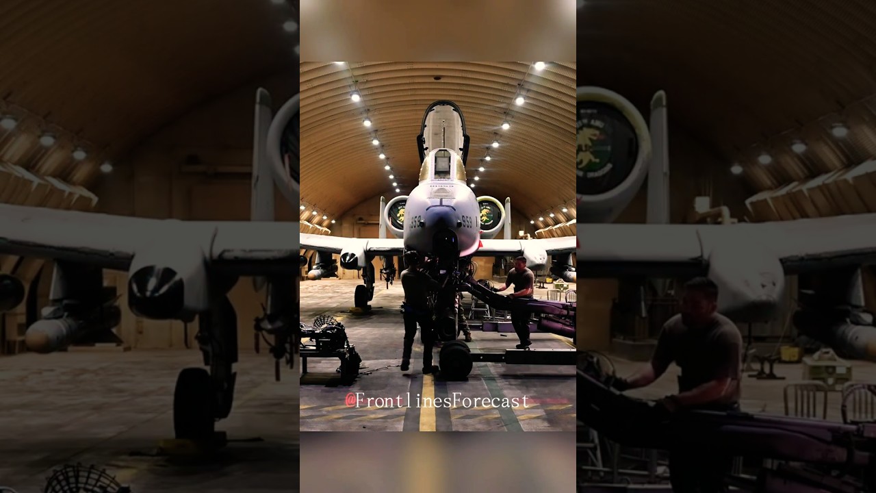 How the A-10's Legendary Gatling Gun Gets Installed!