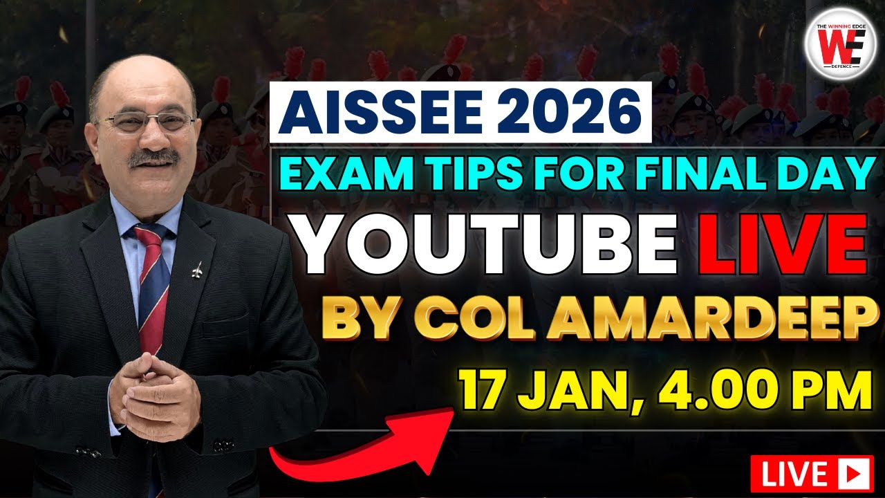 Important Sainik School 2026 Exam Tips for Class 6 and Class 9 | AISSEE 2026 Entrance Exam Day Tips