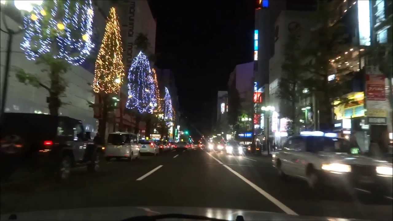 2013 札幌市 ホワイトイルミネーション南一条通 ＩＫＥＵＣＨＩ ＧＡＴＥ　丸井今井前 Sapporo White Illumination Minamiichijodori