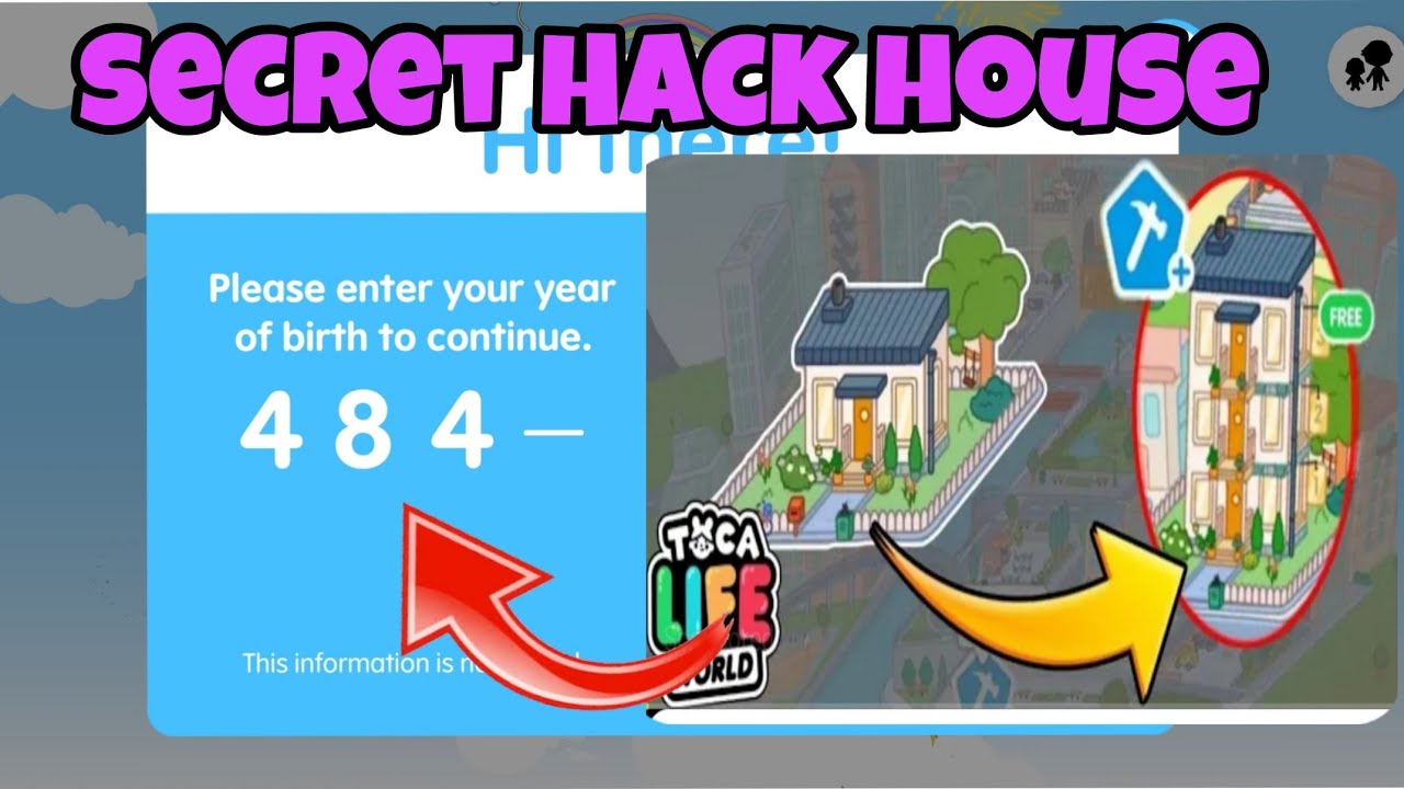 Secret Hack For Free Unlock All House🏡! Toca Life World | Free Code