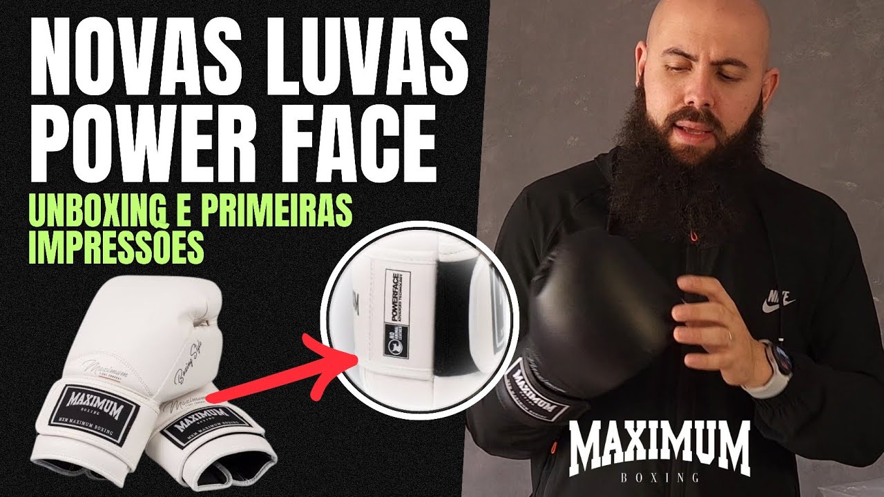 Novas Luvas Maximum de entrada - Power face - Unboxing e primeiras impressões