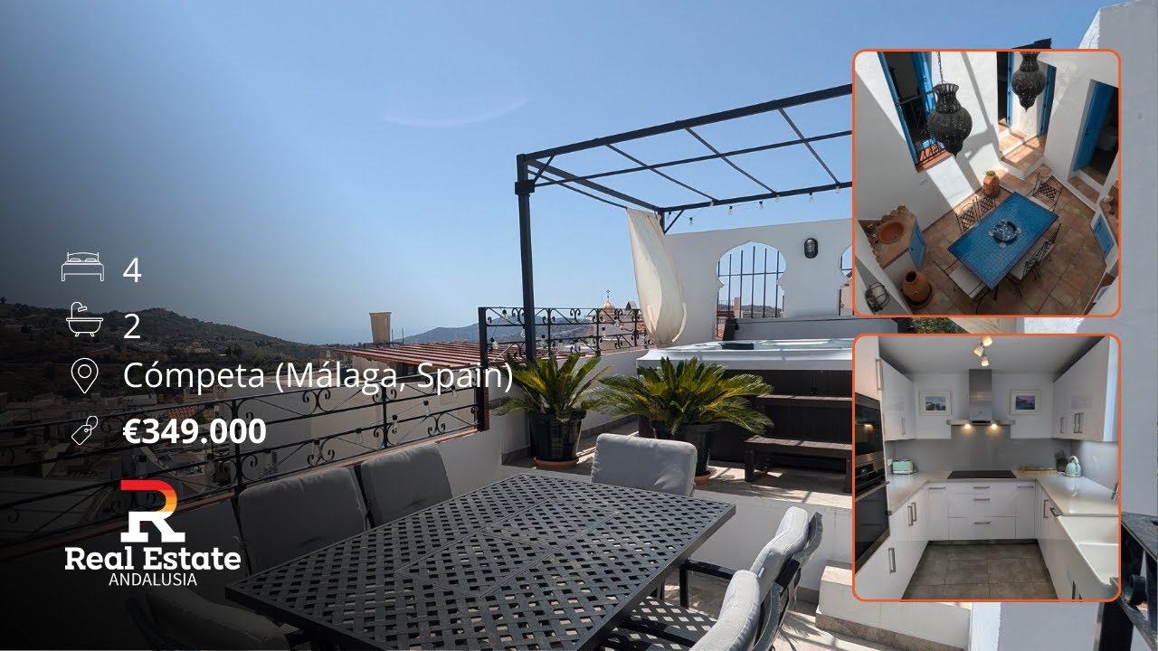 Stunning Townhouse For Sale in Cómpeta (Costa Del Sol) - Spain