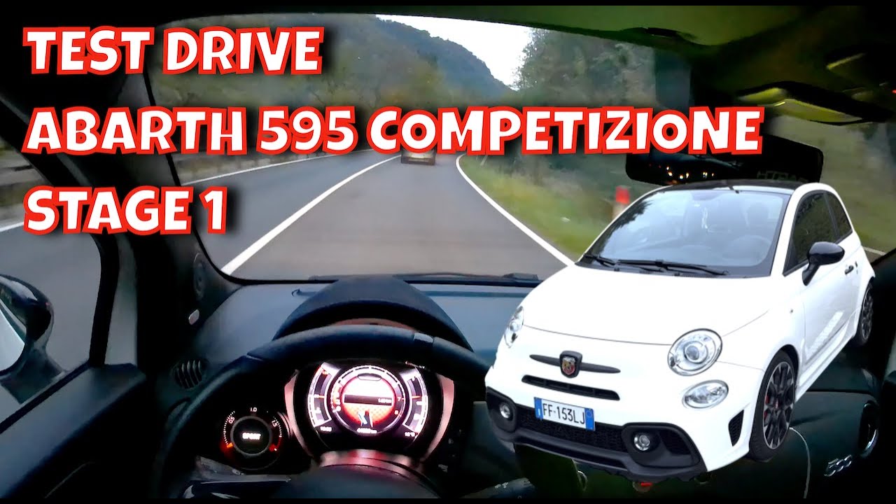 Test Drive Abarth 595 Competizione - STAGE 1 - 190cv 310nm - POV