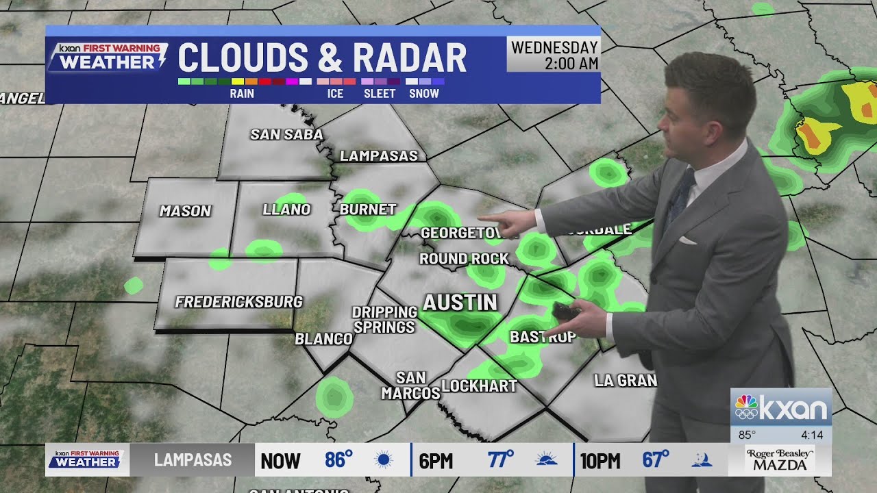Two storms this week: One small and one bigger | KXAN Forecast (Feb. 9)