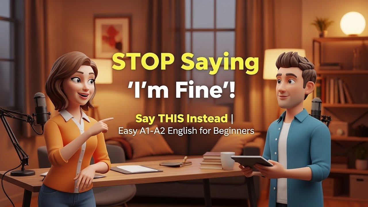 Speak About Your Feelings Confidently in Simple English podcast style