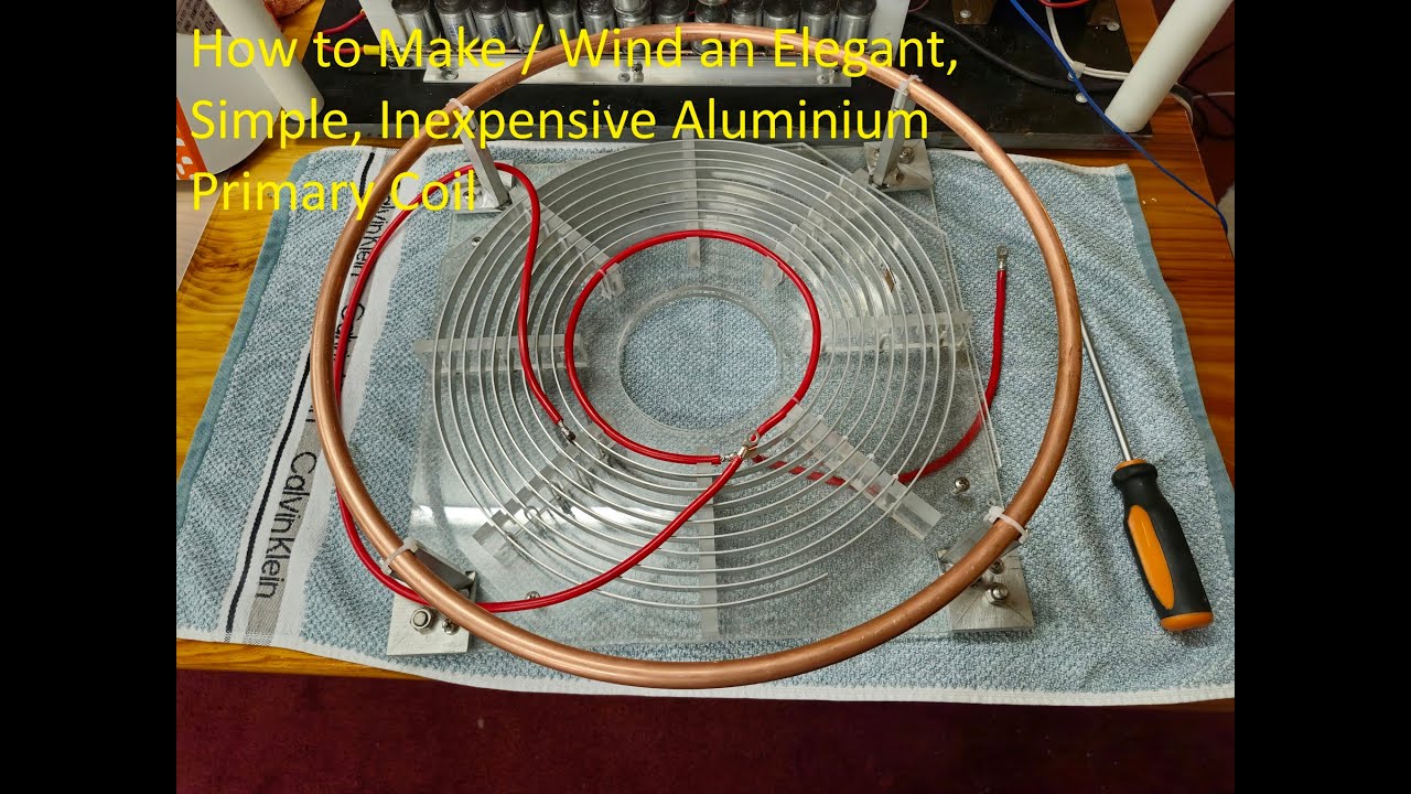 How to Make / Wind an Elegant, Simple, Cheap Aluminium Primary Coil