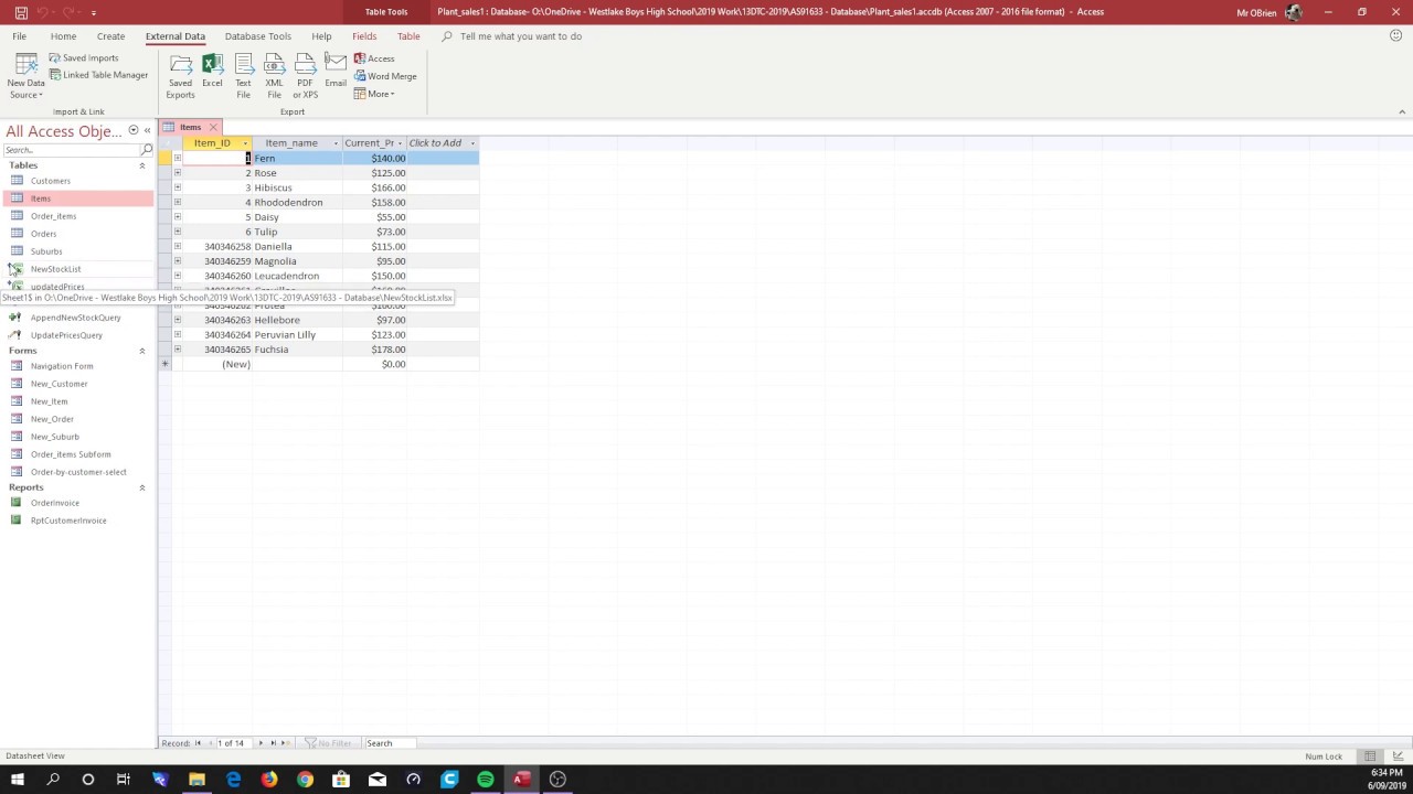 Access 2019 - Linked Table and Append Query