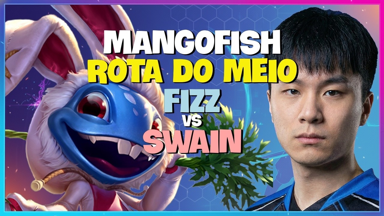 Rank 1 Fizz : Ele está MASSACRANDO o Swain no Diamante com esse COMBO LIMPO