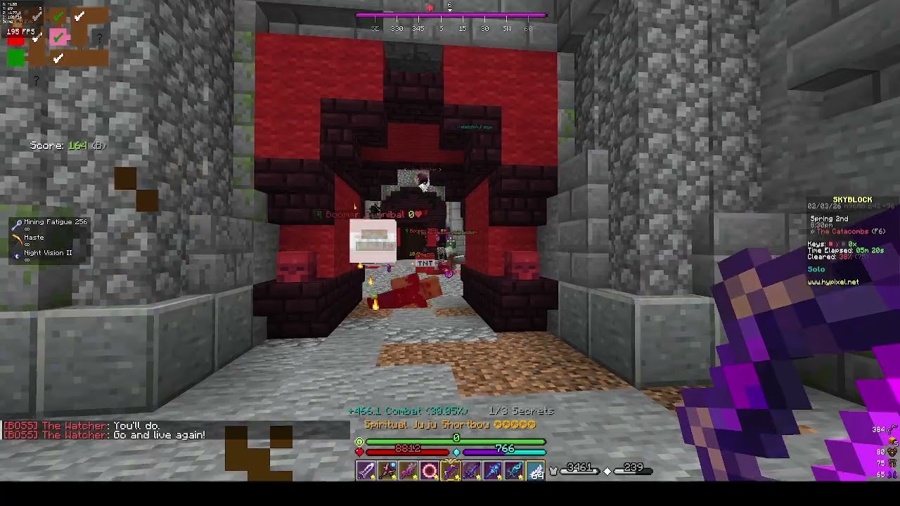Soloing floor 6 In hypixel skyblock :D