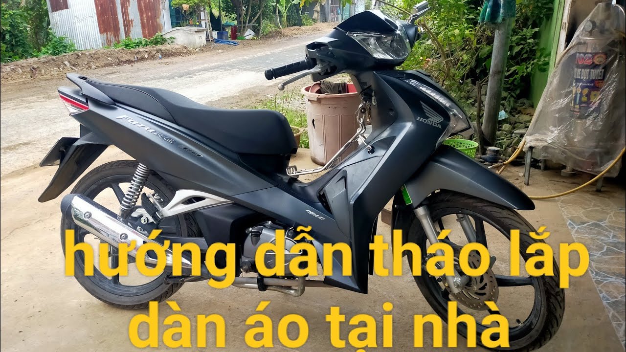 thử thách tháo lắp dàn áo future led bằng 1 tay || hướng dẫn tháo lắp dàn áo xe future led tại nhà