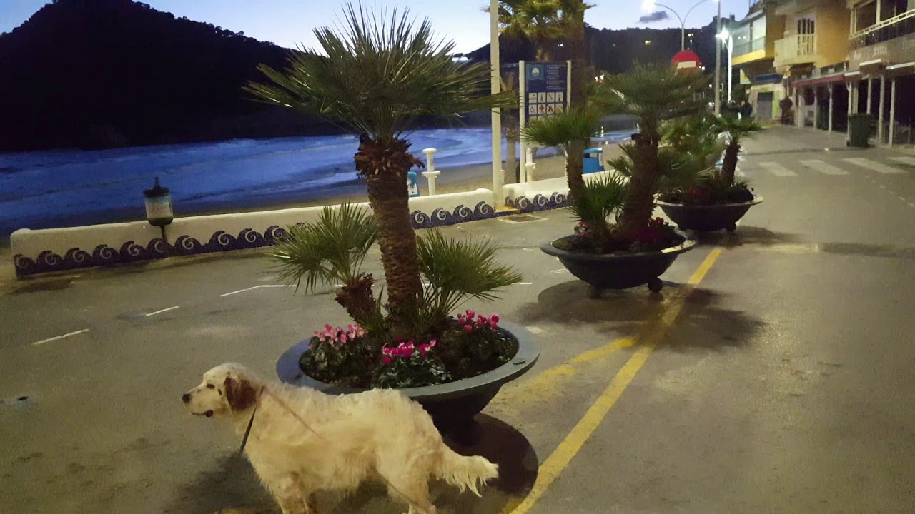 La cala Finestrat  Alicante Spain Evening stroll