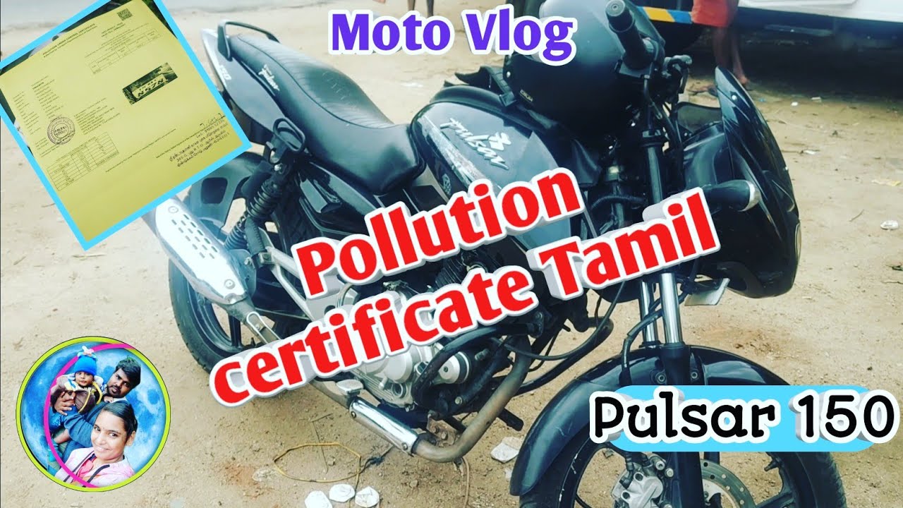 Pollution certificate for Bikes Tamil | PUC | Pulsar 150 | Neela Nila with Indhu & Vimal