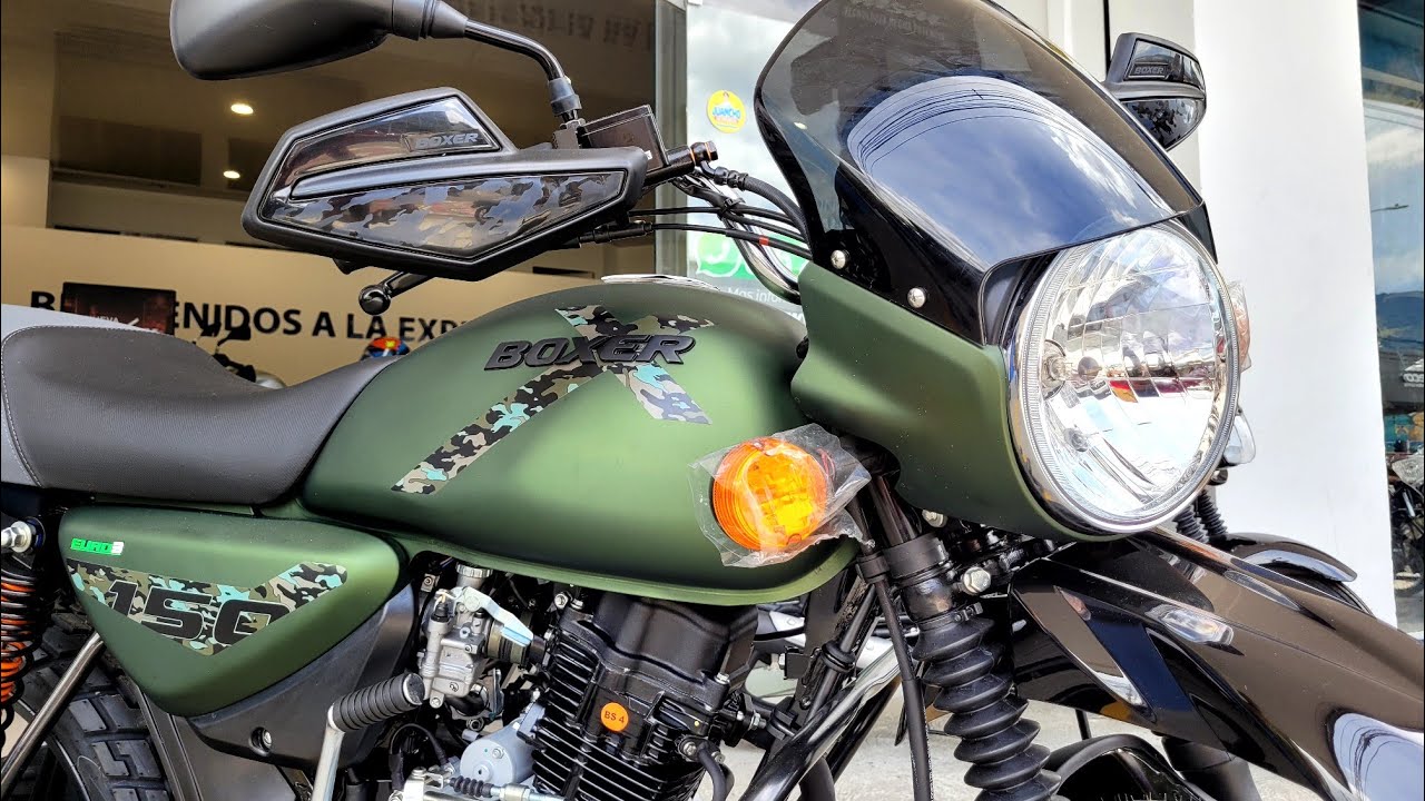 Nueva Bajaj BOXER 150X Color VERDE MILITAR | Medina Motors