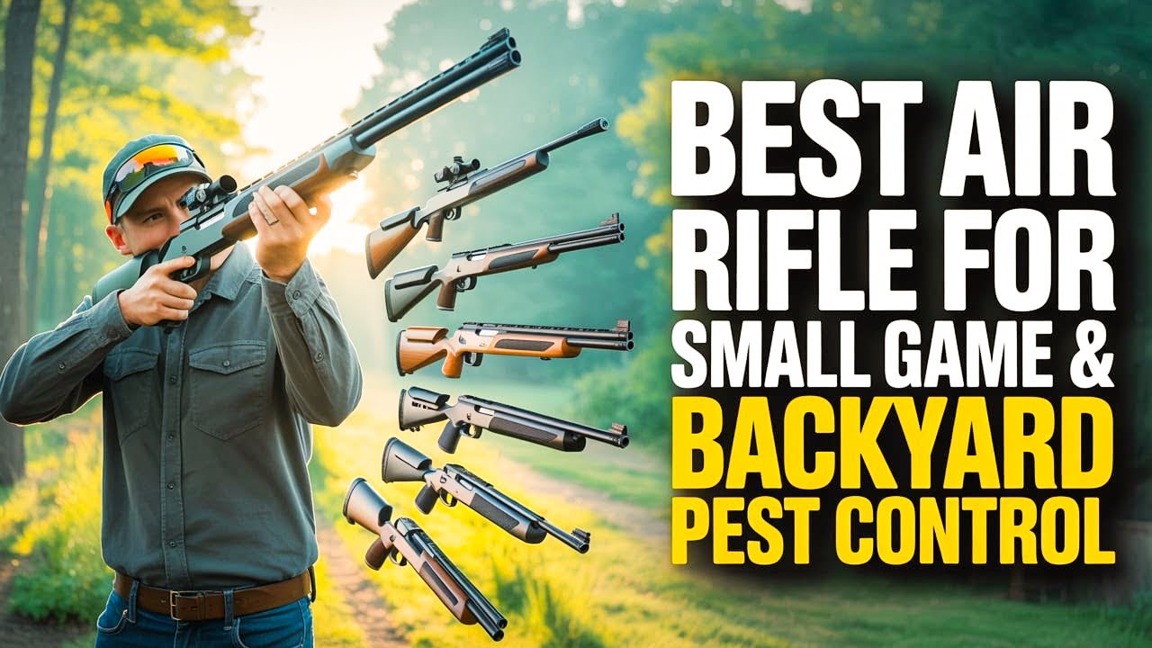 Top 5 Best Air Rifles For Small Game Hunting And backyard Pest Control!🔥🔥
