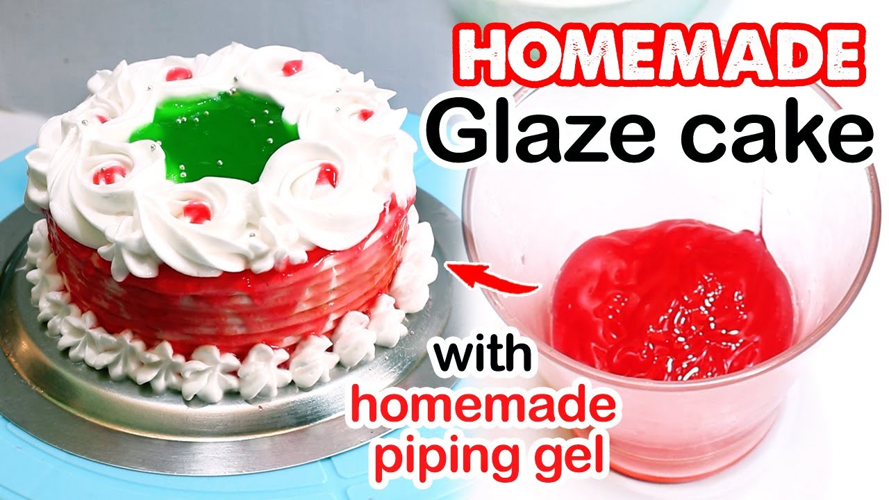 Homemade sponge cake using mirror glaze cake decoration | CAKE RECIPES IN TAMIL