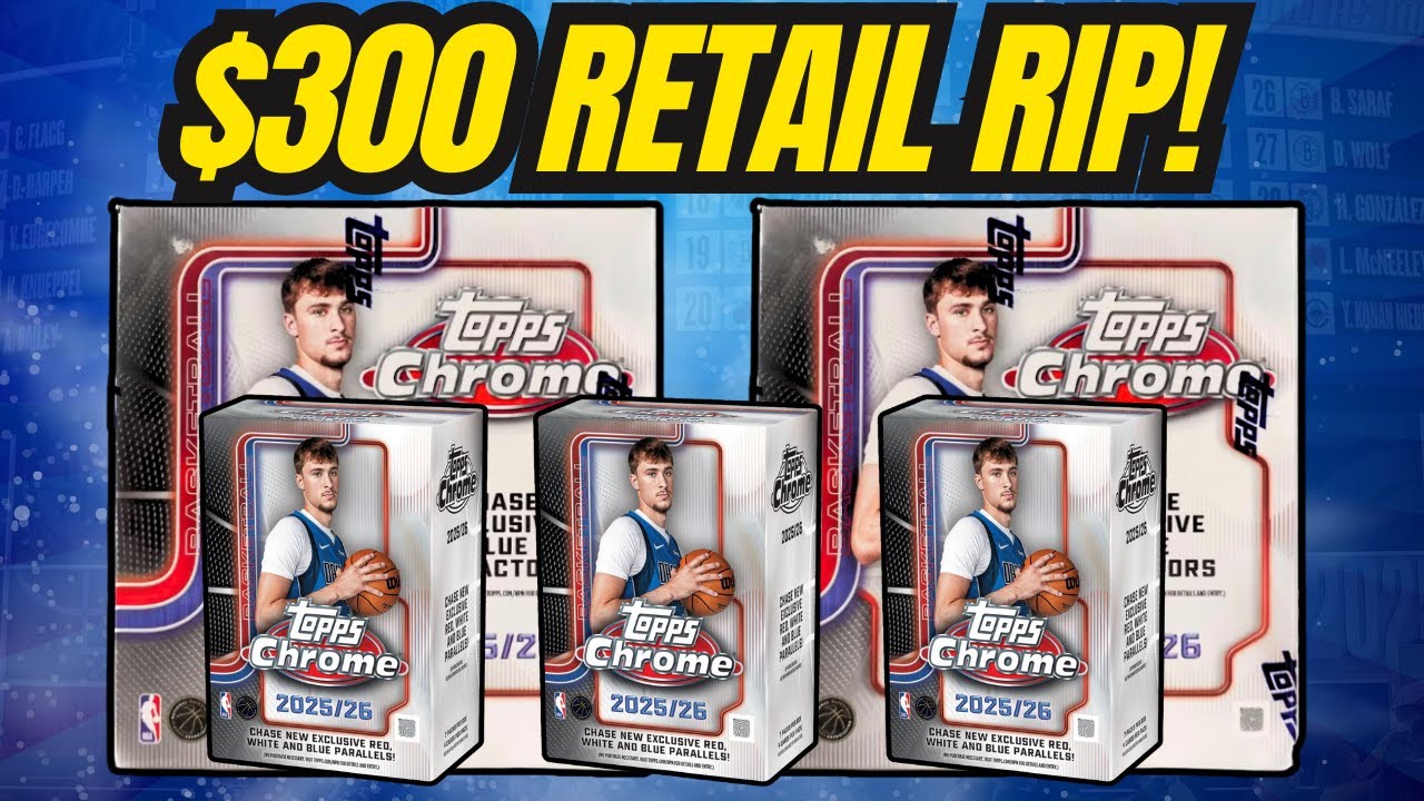 Opening 2025 TOPPS CHROME Basketball Mega Boxes & Blasters | CASE HIT!!