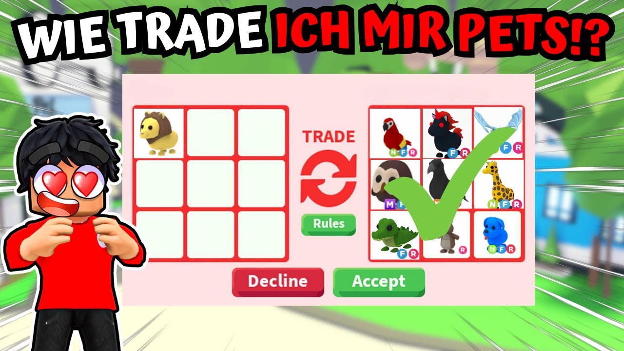 WIE TRADET MAN GUTE PETS in ADOPT ME! | Roblox Deutsch