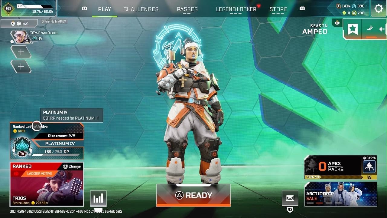 Apex Legends Platinum Pushing