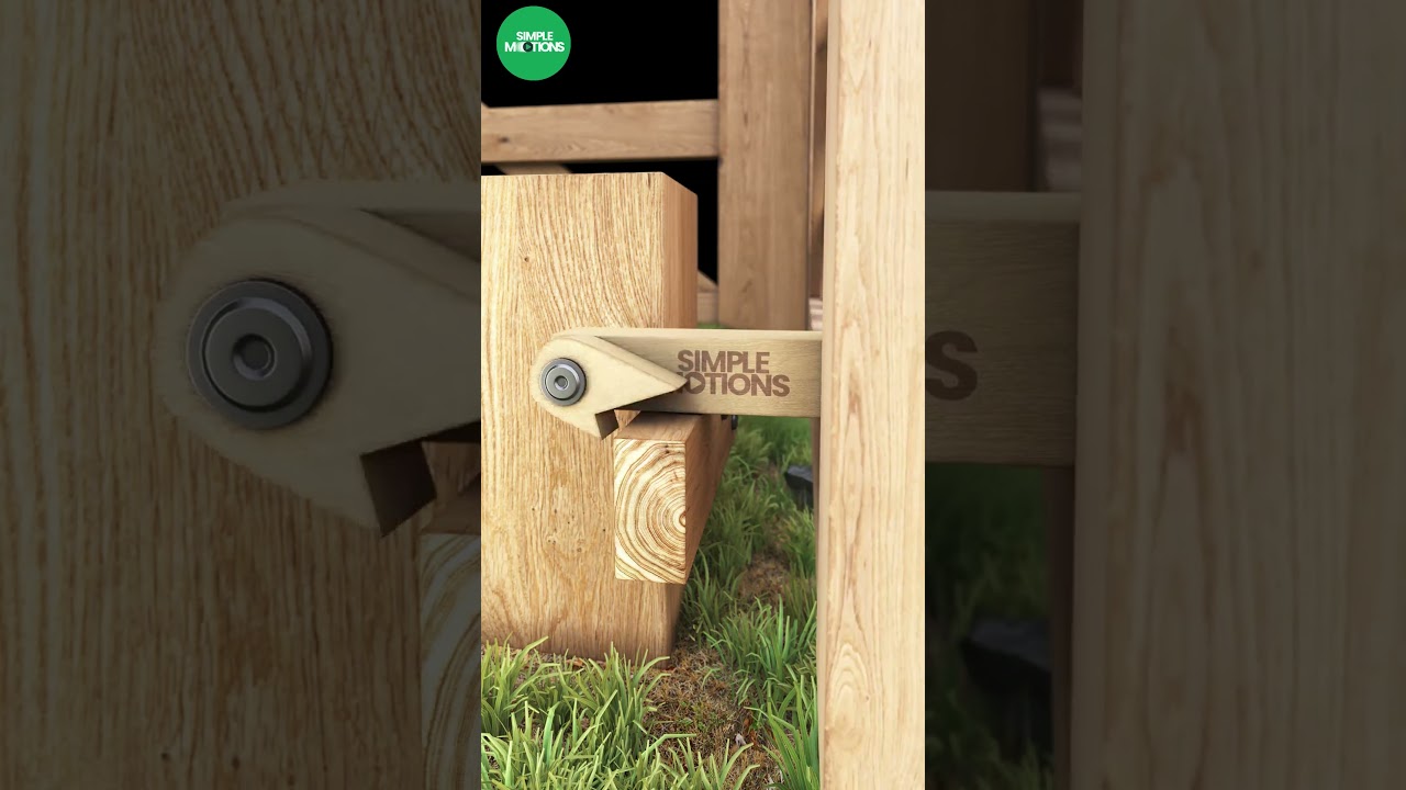 Latch idea to keep open gates #shorts