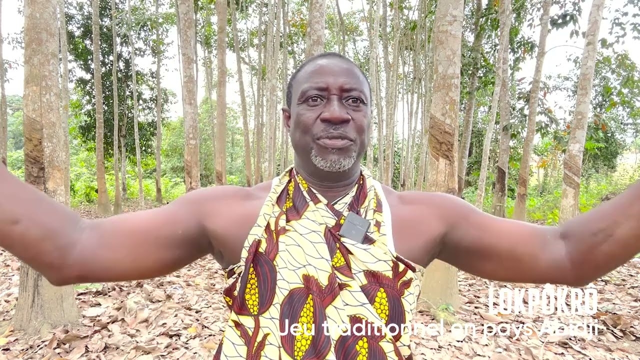 Lôkpôkrô,  jeu traditionnel en pays Abidji