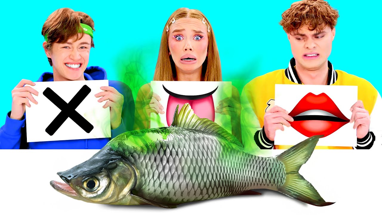 Откуси Лизни или Ничего Челлендж | Вкусные Рецепты с Едой от BaRaDa Challenge