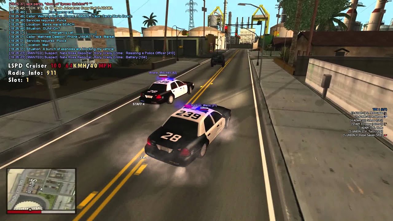 [LS-RP.com] LSPD | Pursuit #10 - Two pursuits