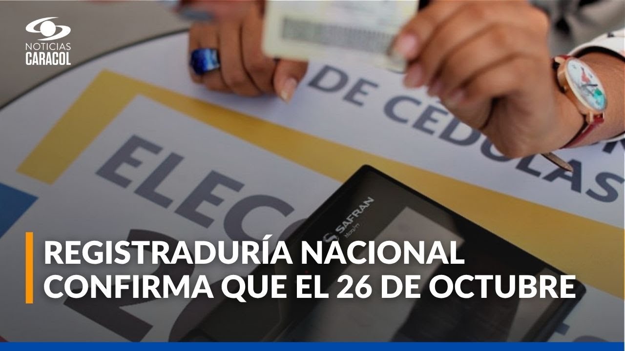 Registraduría afirma que la consulta del Pacto Histórico sí se realizará el 26 de octubre
