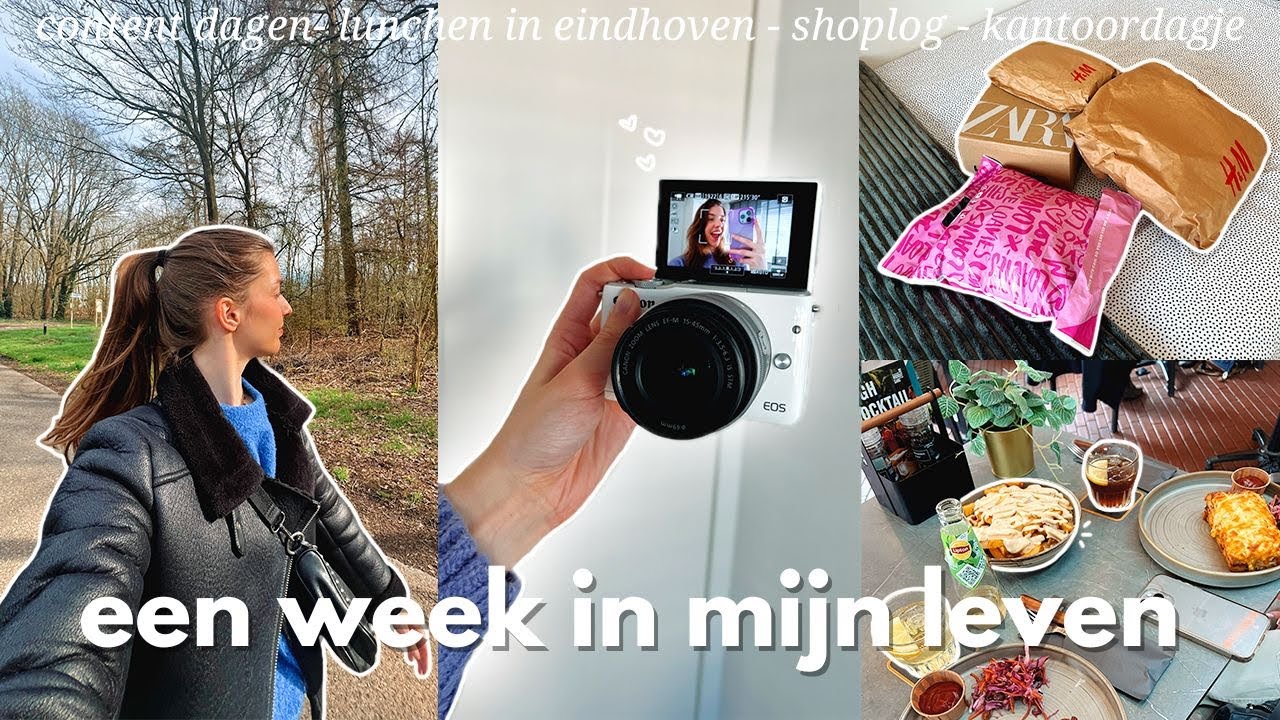 WEEKVLOG ⭐️ content dagen 🫶🏼 lunchen in eindhoven & kantoordagje 💘 ☆ Zenne Bakens