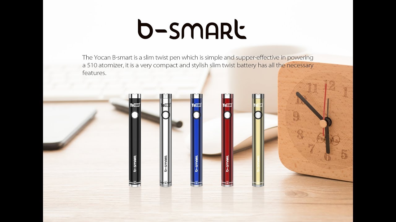 Yocan B-Smart 320mAh Vape Pen Style Twist Battery Mod is coming