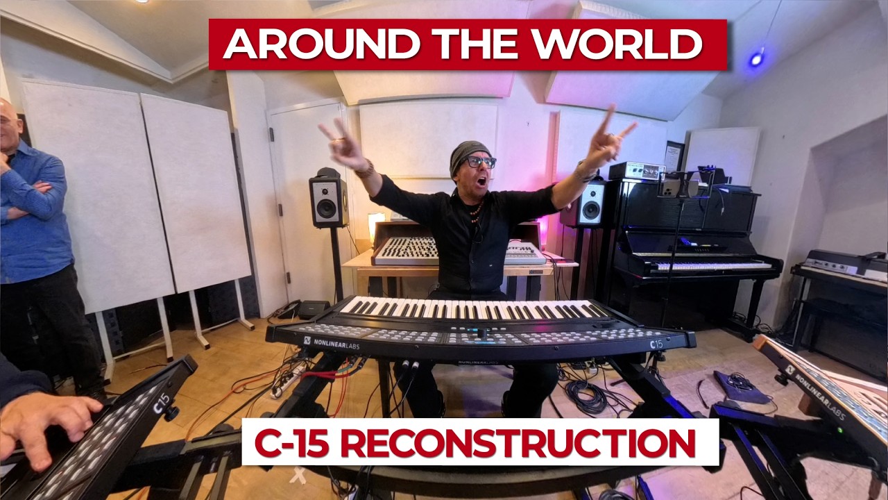 Recreating Daft Punk’s ‘Around the World’ With C-15 Synthesizer