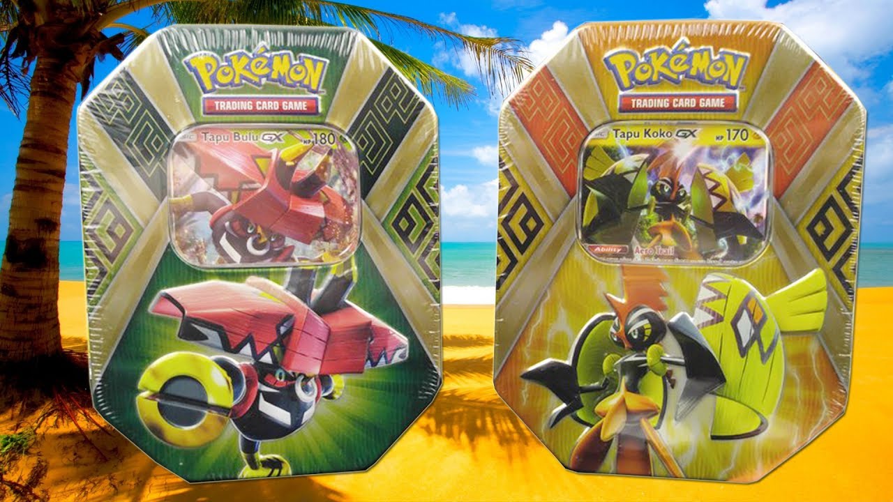 Pokemon Cards - Opening NEW Tapu Bulu & Tapu Koko Island Guardians Tins of Pokemon Cards!