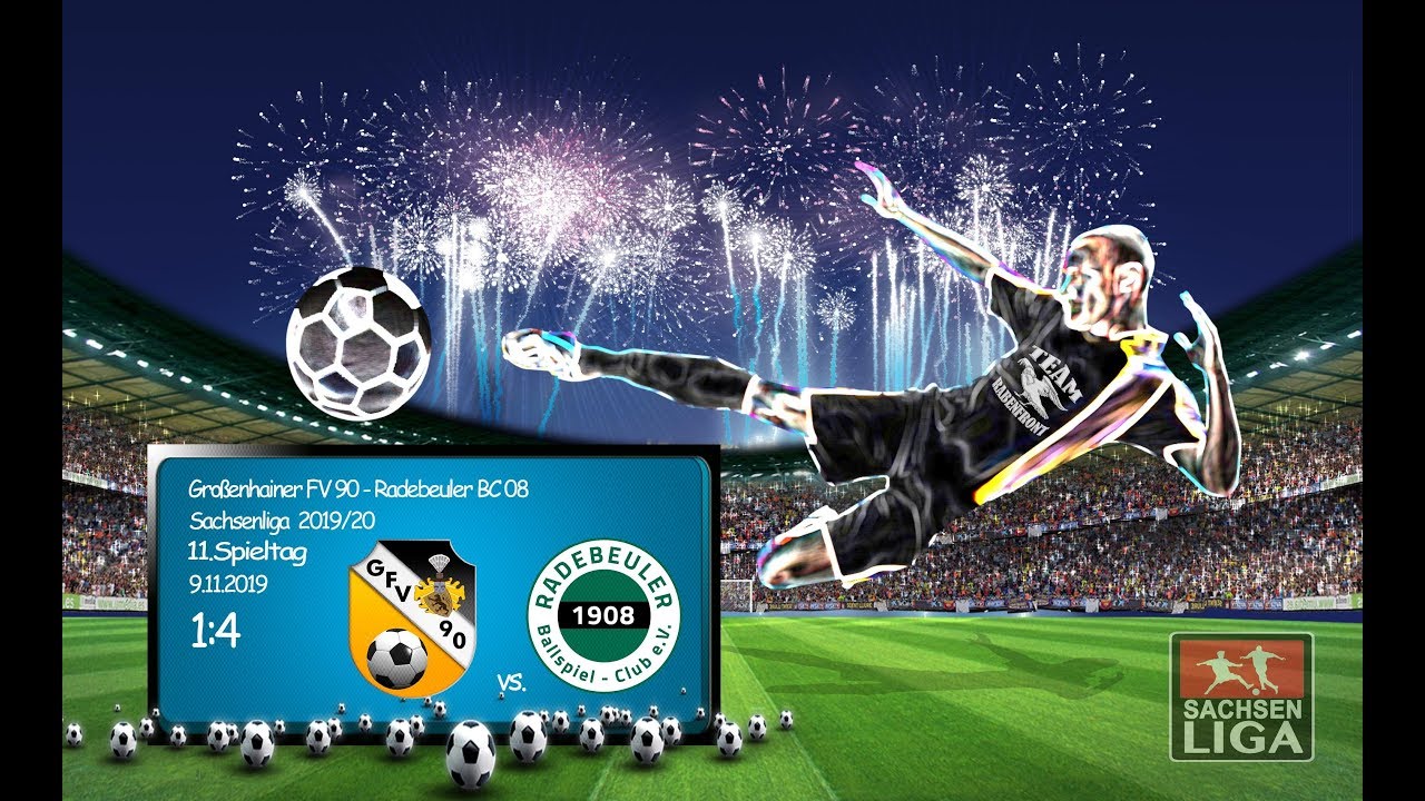 11.Spieltag / Sachsenliga - (2019/20) / Großenhainer FV 90 - Radebeuler BC 08