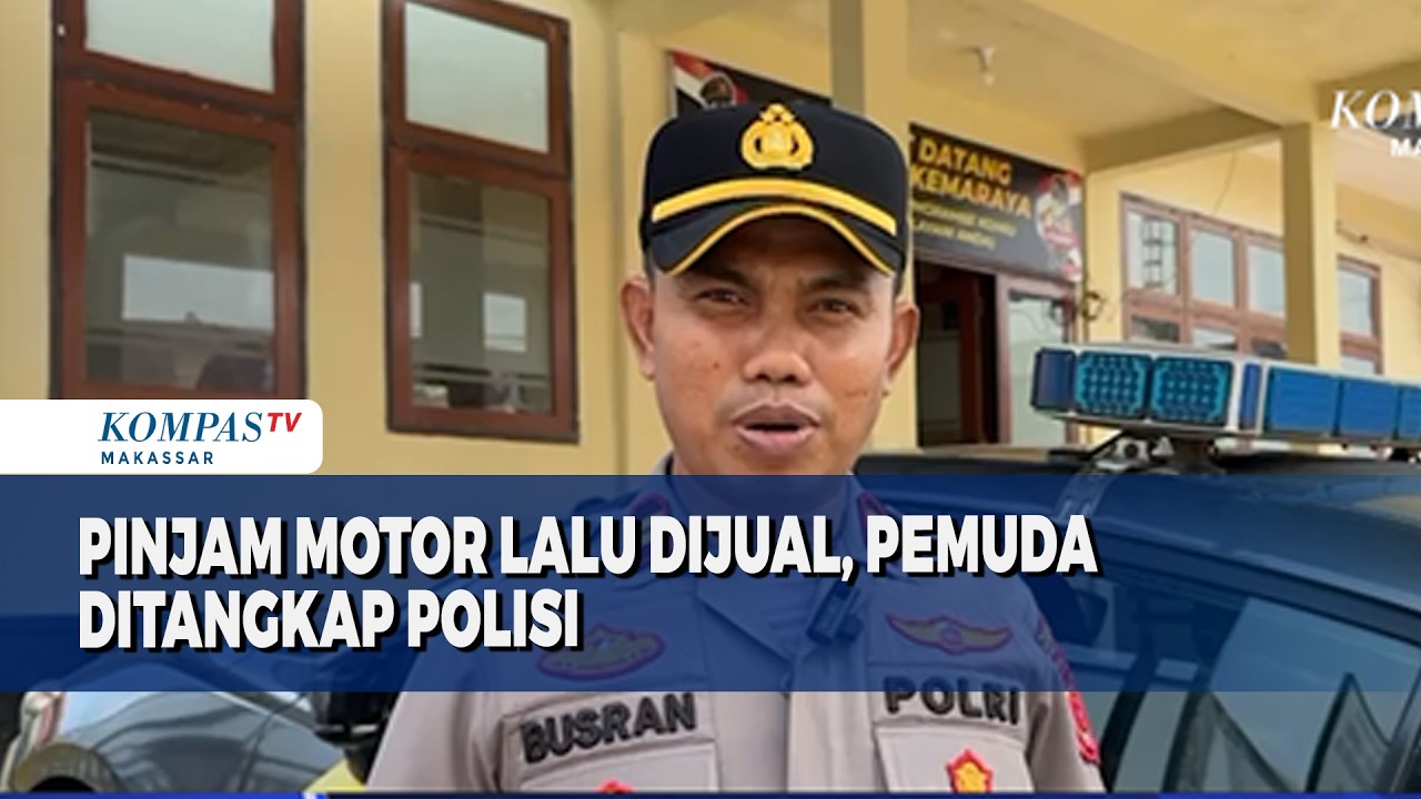 Pinjam Motor Lalu Dijual, Pemuda Ditangkap Polisi