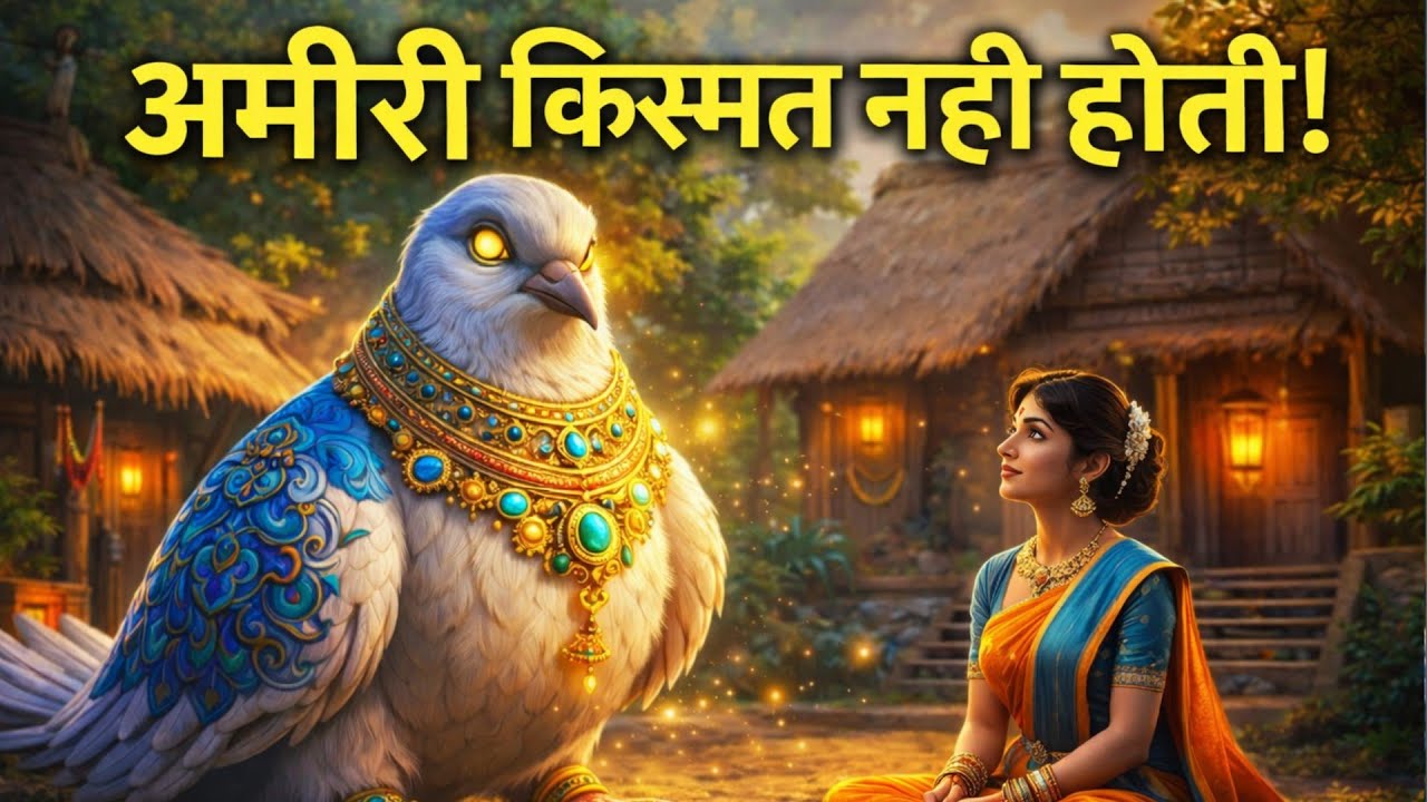 कबूतर ने बताया, अमीरी किस्मत नहीं होती? | भाग्य बनाम बुद्धि | A life changing motivational story